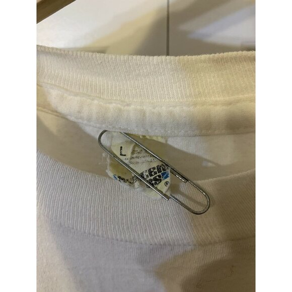 Vtg 90s NEW KIDS ON THE BLOCK Concert Band T Shirt Sz L 1989 Thin Screen Stars - Picture 2 of 9